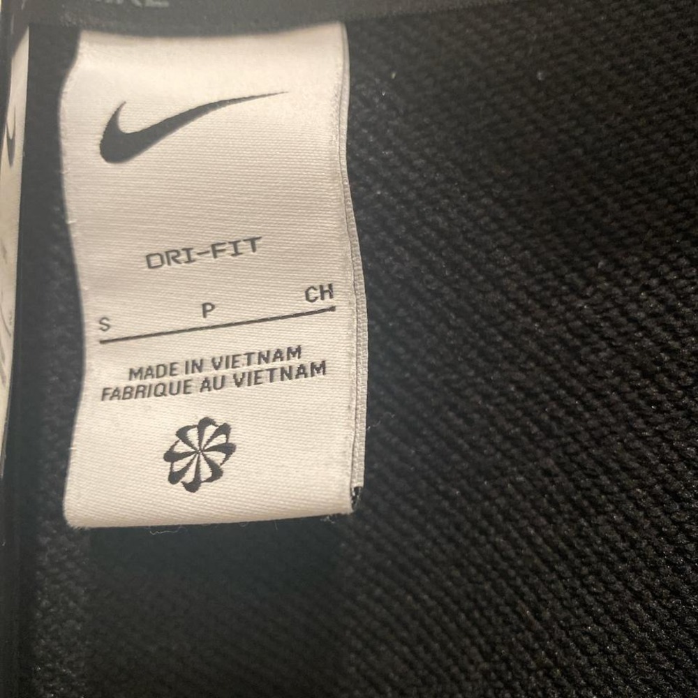 Nike Dri Fit Black Full Zip Hoodie Athletic Athleisure Sweatshirt Womens Small - Picture 6 of 8
